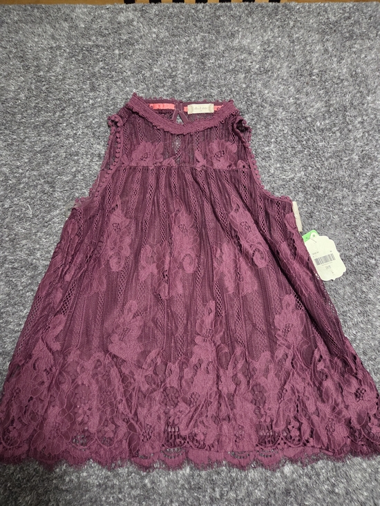 Altar'd State Tops - Altar'd State Plum Lace Sleeveless Blouse